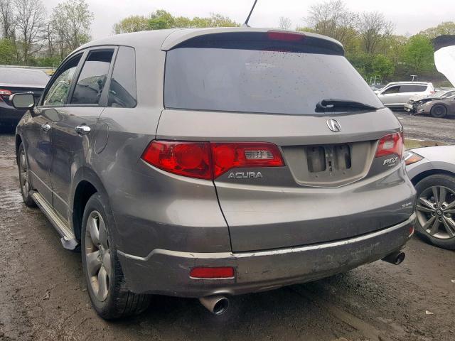 5J8TB18577A001116 - 2007 ACURA RDX TECHNO BROWN photo 3