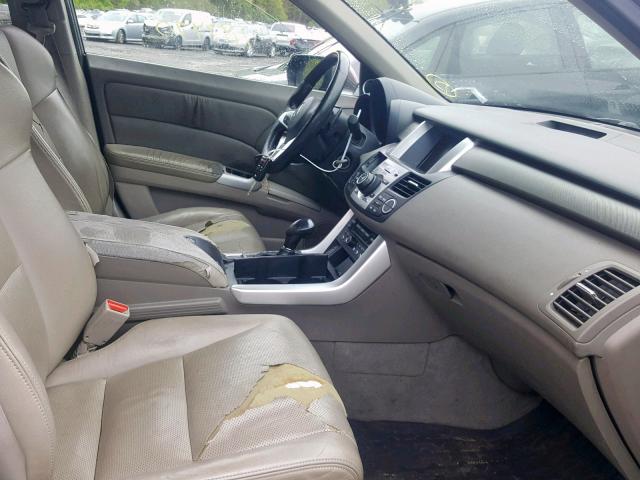 5J8TB18577A001116 - 2007 ACURA RDX TECHNO BROWN photo 5