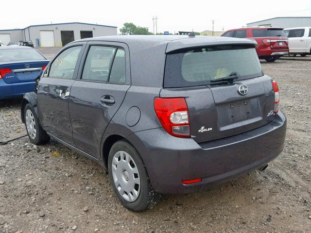 JTKKU4B44C1020876 - 2012 TOYOTA SCION XD GRAY photo 3