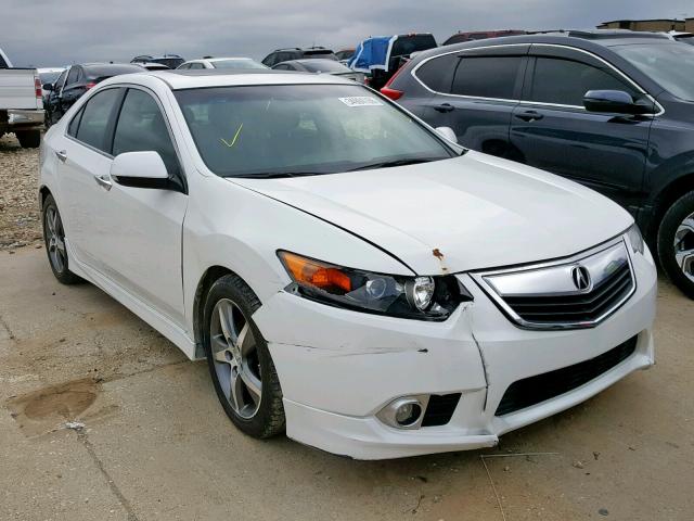 JH4CU2F86CC002797 - 2012 ACURA TSX SE WHITE photo 1