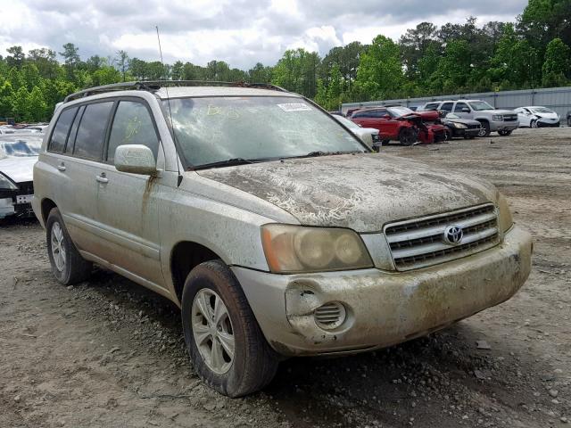 JTEGF21A220035475 - 2002 TOYOTA HIGHLANDER SILVER photo 1