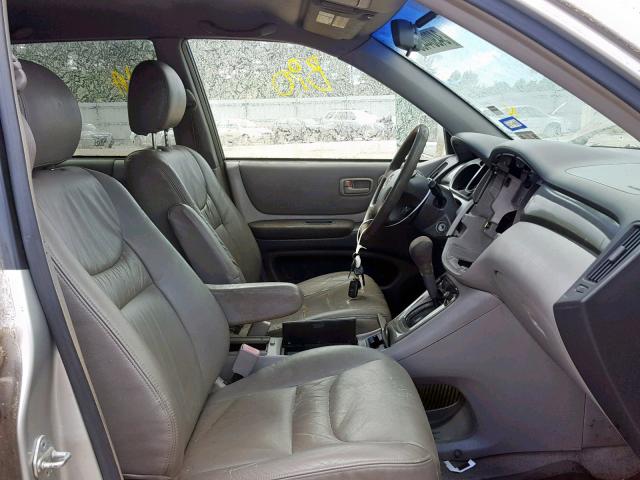 JTEGF21A220035475 - 2002 TOYOTA HIGHLANDER SILVER photo 5