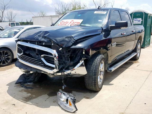 3C6RR6LT8GG326020 - 2016 RAM 1500 SLT BLACK photo 2