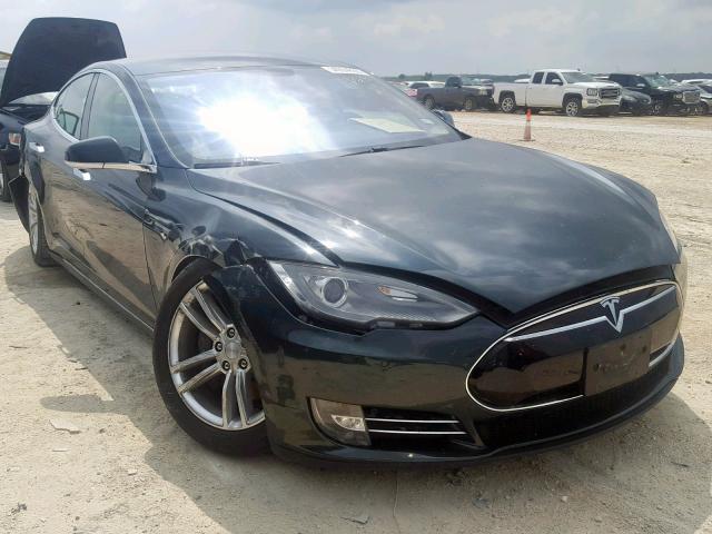 5YJSA1DN8DFP26231 - 2013 TESLA MODEL S BLACK photo 1