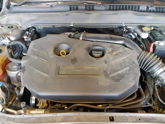 3FA6P0K99ER331934 - 2014 FORD FUSION TIT GRAY photo 7