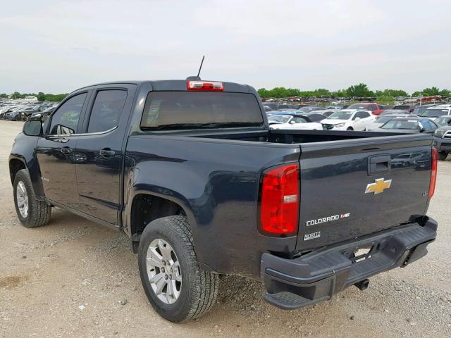 1GCGSCEN9H1324276 - 2017 CHEVROLET COLORADO L BLUE photo 3