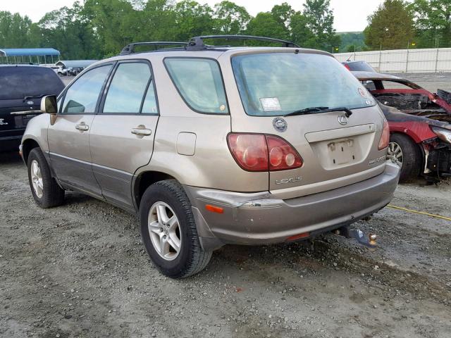 JT6GF10U3X0016846 - 1999 LEXUS RX 300 GOLD photo 3