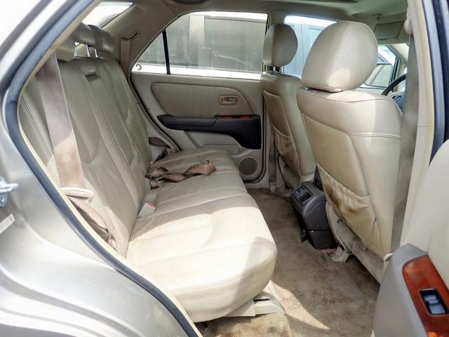 JT6GF10U3X0016846 - 1999 LEXUS RX 300 GOLD photo 6