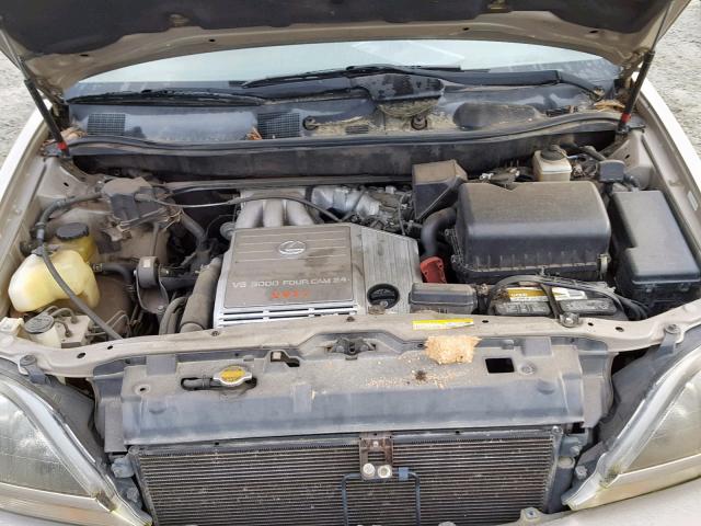 JT6GF10U3X0016846 - 1999 LEXUS RX 300 GOLD photo 7