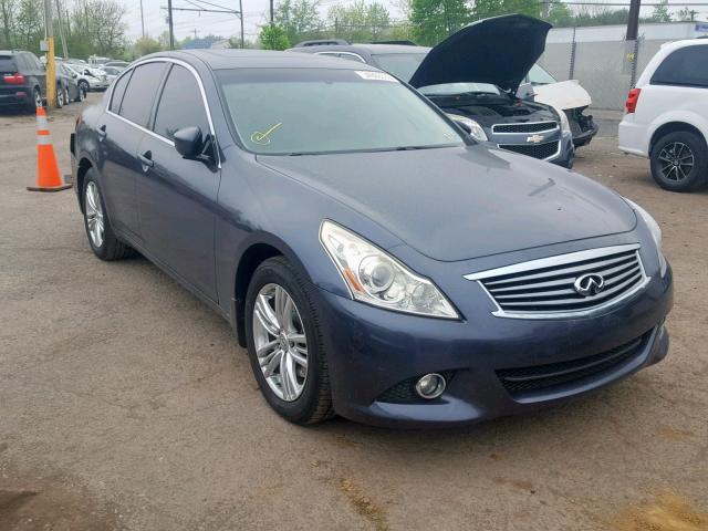 JN1CV6AR3AM450334 - 2010 INFINITI G37 BLUE photo 1