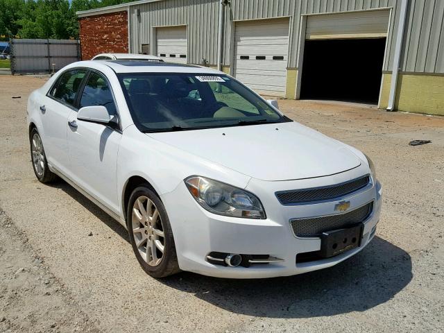 1G1ZE5E07AF143338 - 2010 CHEVROLET MALIBU LTZ WHITE photo 1