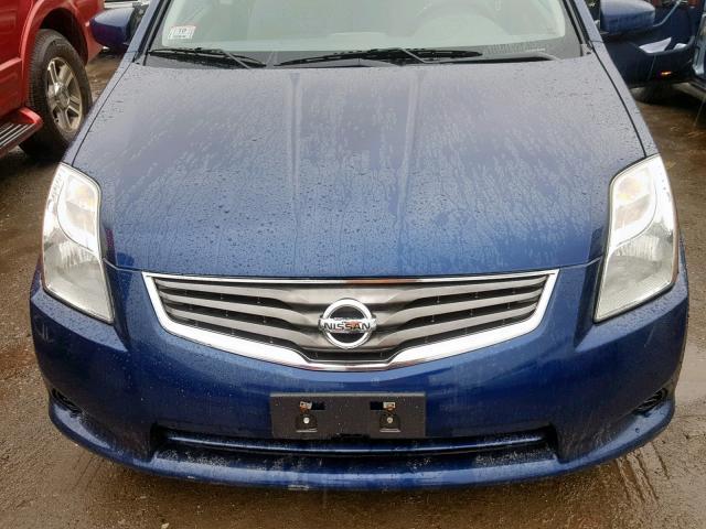 3N1AB6AP0BL614357 - 2011 NISSAN SENTRA 2.0 BLUE photo 9