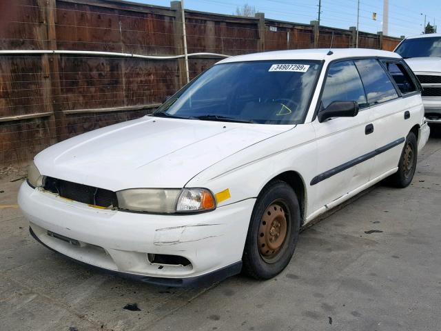 4S3BK4257X7311431 - 1999 SUBARU LEGACY BRI WHITE photo 2