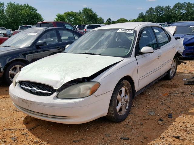 1FAFP55243A230044 - 2003 FORD TAURUS SES WHITE photo 2