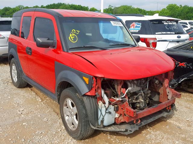 5J6YH28605L028543 - 2005 HONDA ELEMENT EX RED photo 1