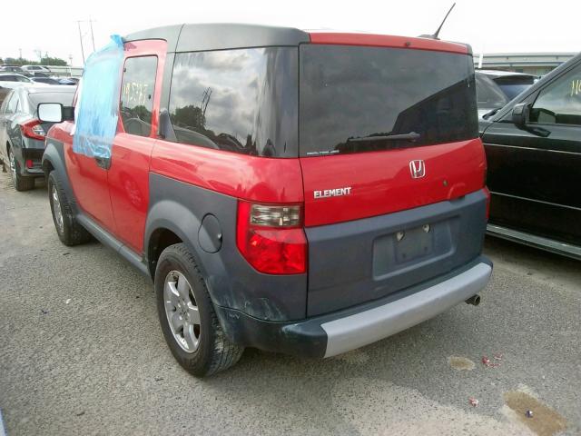 5J6YH28605L028543 - 2005 HONDA ELEMENT EX RED photo 3