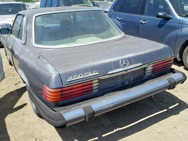 10702412031001 - 1980 MERCEDES-BENZ 450 SLC GRAY photo 3