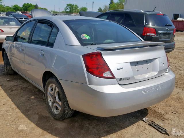 1G8AL52FX3Z140738 - 2003 SATURN ION LEVEL SILVER photo 3