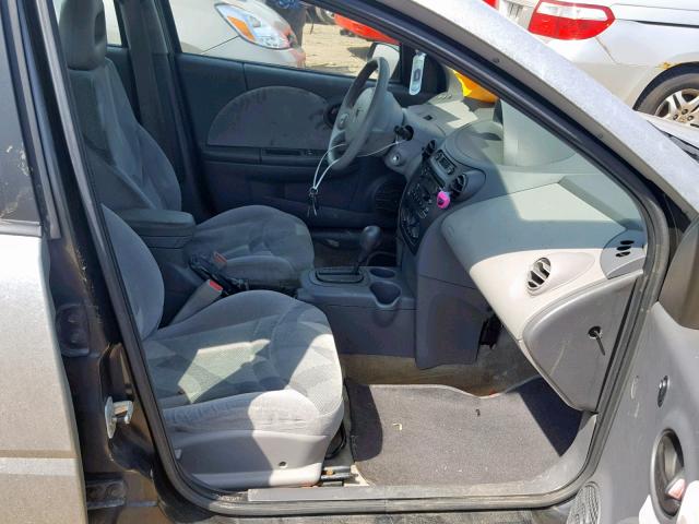 1G8AL52FX3Z140738 - 2003 SATURN ION LEVEL SILVER photo 5