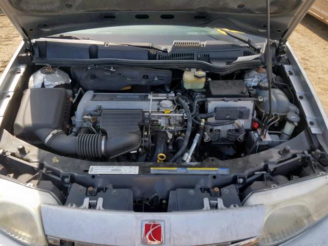 1G8AL52FX3Z140738 - 2003 SATURN ION LEVEL SILVER photo 7