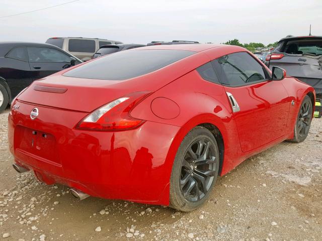 JN1AZ4EH9GM934910 - 2016 NISSAN 370Z BASE RED photo 4