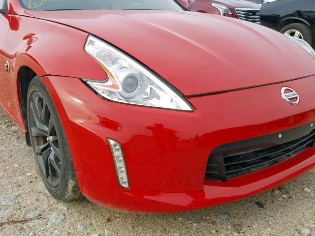 JN1AZ4EH9GM934910 - 2016 NISSAN 370Z BASE RED photo 9