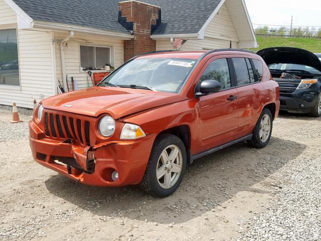 1J4FT47A19D124771 - 2009 JEEP COMPASS SP 橙色 照片 2