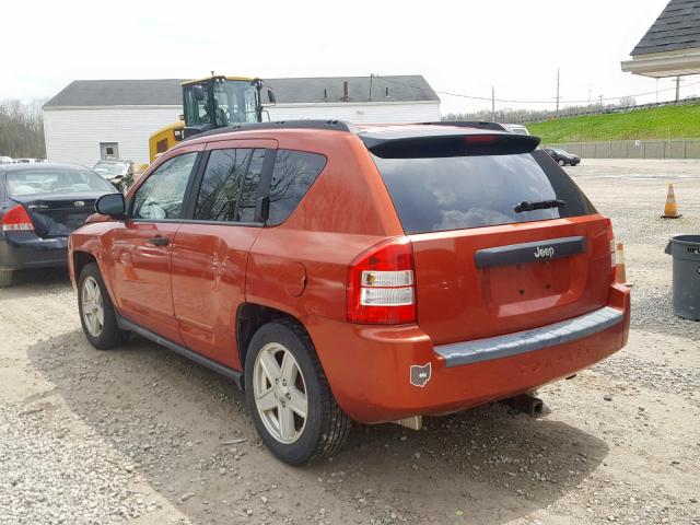1J4FT47A19D124771 - 2009 JEEP COMPASS SP 橙色 照片 3