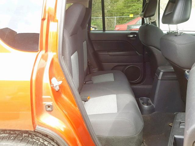 1J4FT47A19D124771 - 2009 JEEP COMPASS SP 橙色 照片 6