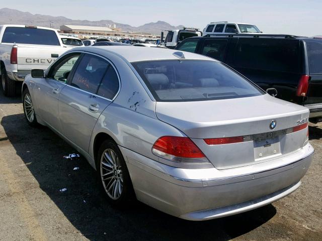 WBAGN63424DS47128 - 2004 BMW 745 LI SILVER photo 3