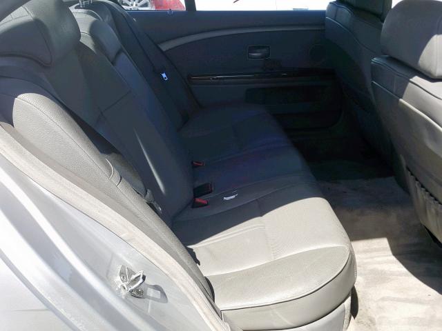 WBAGN63424DS47128 - 2004 BMW 745 LI SILVER photo 6