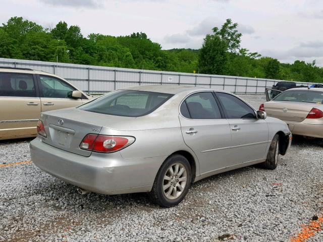 JTHBF30G330140018 - 2003 LEXUS ES 300 SILVER photo 4