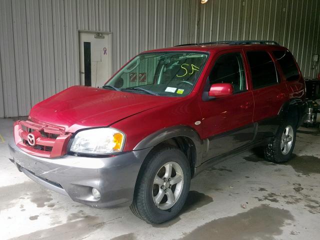 4F2CZ94136KM34002 - 2006 MAZDA TRIBUTE S BURGUNDY photo 2