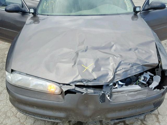 1G3WH52H21F274169 - 2001 OLDSMOBILE INTRIGUE G BROWN photo 7