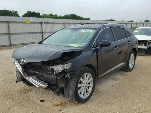 4T3ZA3BB9BU051631 - 2011 TOYOTA VENZA BASE BLACK photo 2