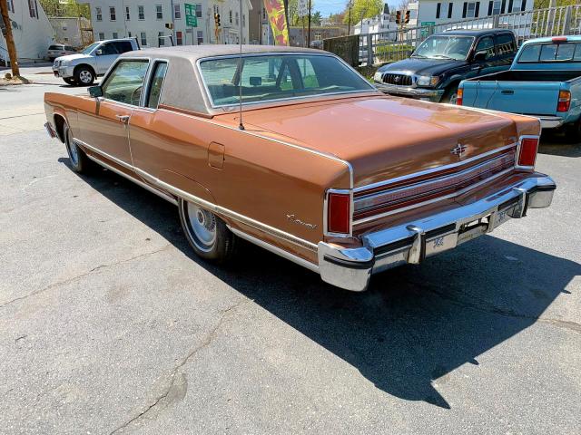 6Y81A897348 - 1976 LINCOLN CONTINENTL ORANGE photo 4