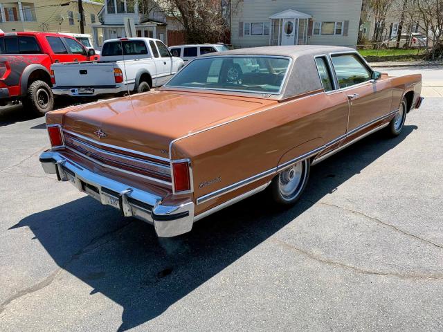 6Y81A897348 - 1976 LINCOLN CONTINENTL ORANGE photo 5