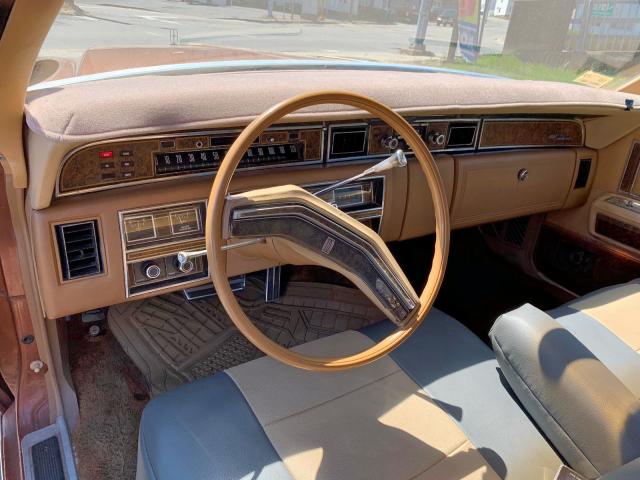 6Y81A897348 - 1976 LINCOLN CONTINENTL ORANGE photo 8