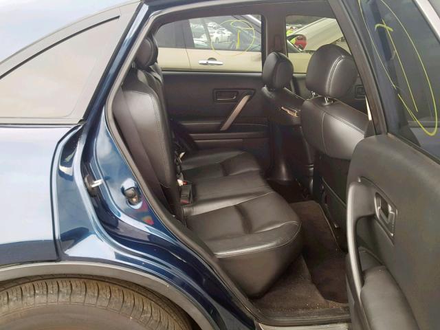 JNRAS08WX5X201667 - 2005 INFINITI FX35 BLUE photo 6