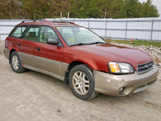 4S3BH675447600961 - 2004 SUBARU LEGACY OUT BROWN photo 9