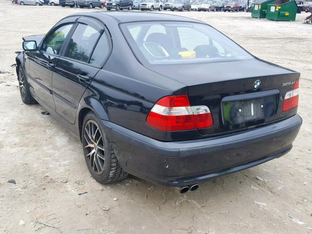 WBAEU33443PM55291 - 2003 BMW 325 XI BLACK photo 3