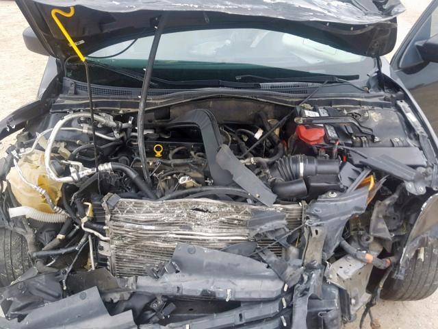 3FAHP06Z97R264905 - 2007 FORD FUSION S BLACK photo 7