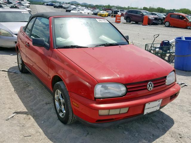 3VWAA81E4WM804637 - 1998 VOLKSWAGEN CABRIO RED photo 1