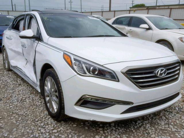 5NPE34AF5FH235478 - 2015 HYUNDAI SONATA SPO WHITE photo 1