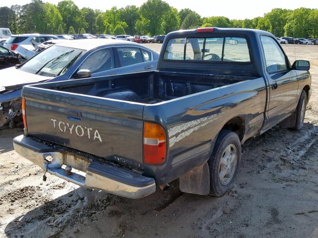 4TAUN41B2SZ080454 - 1995 TOYOTA TACOMA GREEN photo 4