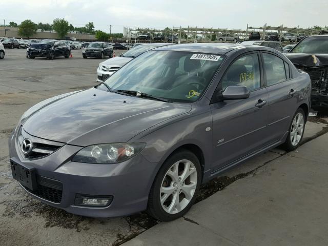 JM1BK323771626175 - 2007 MAZDA 3 S GRAY photo 2