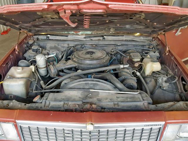 1W80L8Z409086 - 1978 CHEVROLET ELCAMINO BURGUNDY photo 7