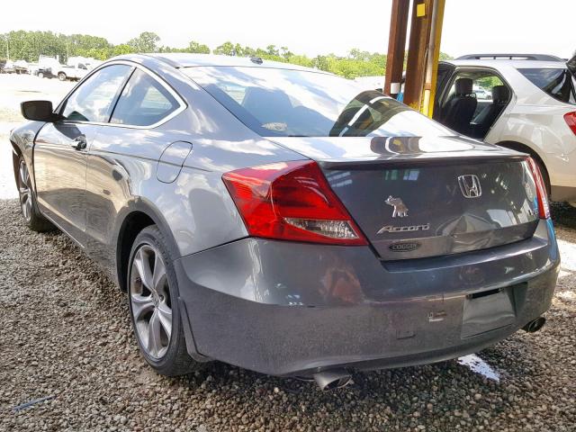 1HGCS2B84CA008527 - 2012 HONDA ACCORD EXL GRAY photo 3