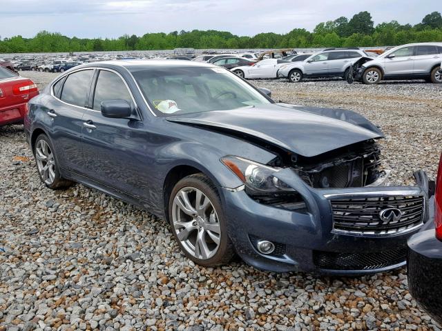 JN1AY1APXCM530247 - 2012 INFINITI M56 BLUE photo 1