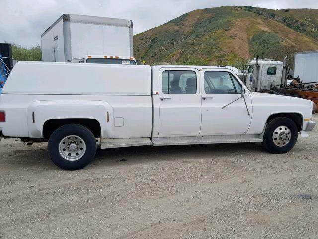 1GTHC33W3GS506979 - 1986 GMC C3500 WHITE photo 9